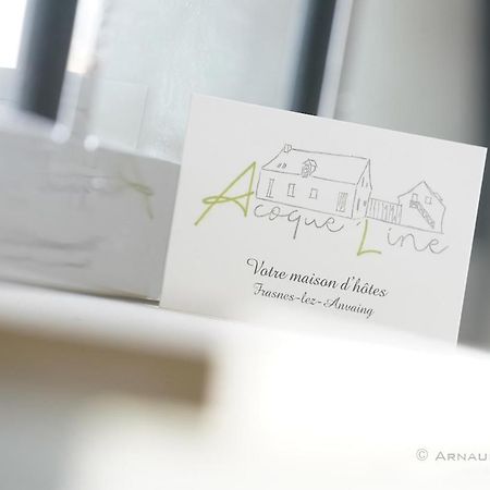 A Coque'Line Bed & Breakfast Frasnes-lez-Anvaing ภายนอก รูปภาพ
