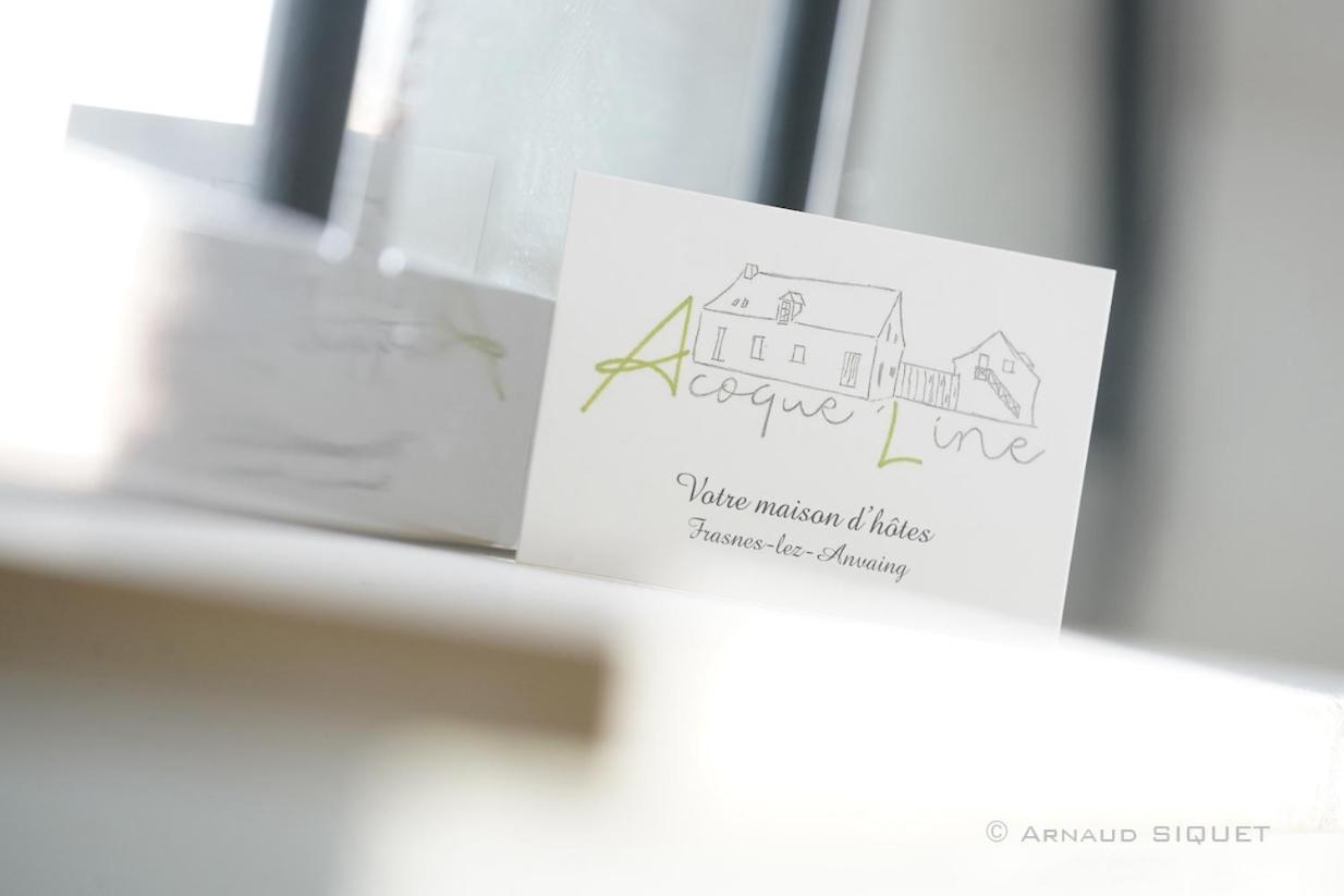 A Coque'Line Bed & Breakfast Frasnes-lez-Anvaing ภายนอก รูปภาพ